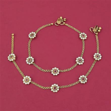 Antique Classic Payal with Gold Plating