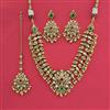 Antique Classic Necklace with Matte Gold Plating