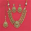 Antique Classic Necklace with Matte Gold Plating