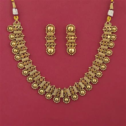 Antique Classic Necklace with Gold Plating