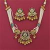 Antique Moti Necklace with Gold Plating