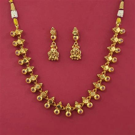 Antique Classic Necklace with Gold Plating