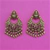 Antique Classic Earring with Matte Gold Plating