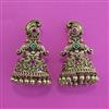 Antique Jhumki with Matte Gold Plating