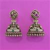 Antique Jhumki with Matte Gold Plating