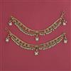 Antique Moti Ear Chain with Gold Plating