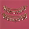 Antique Moti Ear Chain with Gold Plating