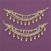 Antique Pearl Ear Chain with Gold Plating