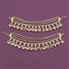 Antique Pearl Ear Chain with Gold Plating