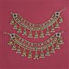 Antique Moti Ear Chain with Gold Plating