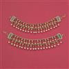 Antique Moti Ear Chain with Gold Plating
