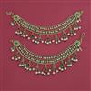 Antique Moti Ear Chain with Gold Plating