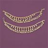 Antique Pearl Ear Chain with Gold Plating