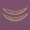 Antique Pearl Ear Chain with Gold Plating