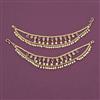 Antique Pearl Ear Chain with Gold Plating