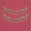 Antique Moti Ear Chain with Gold Plating