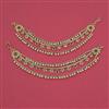 Antique Moti Ear Chain with Gold Plating
