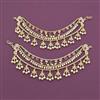 Antique Pearl Ear Chain with Gold Plating