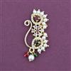 Antique Pearl Nose Ring with Gold Plating