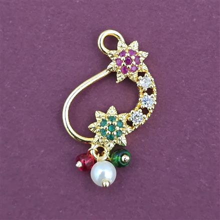 Antique Delicate Nose Ring with Gold Plating