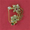 Antique Pearl Nose Ring with Gold Plating