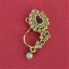 Antique Pearl Nose Ring with Gold Plating
