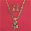Antique Classic Necklace with Matte Gold Plating