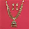 Antique Classic Necklace with Matte Gold Plating