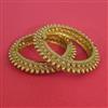 Antique 2 Pc Openable Bangles with Gold Plating