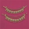 Antique Classic Ear Chain with Matte Gold Plating