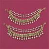 Antique Classic Ear Chain with Matte Gold Plating