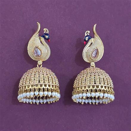 Antique Jhumki with Gold Plating
