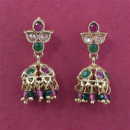 Antique Jhumki with Gold Plating