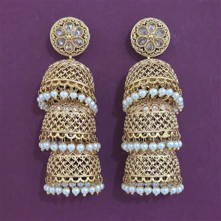 Antique Jhumki with Gold Plating