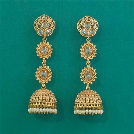 Antique Jhumki with Gold Plating