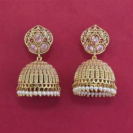 Antique Jhumki with Gold Plating
