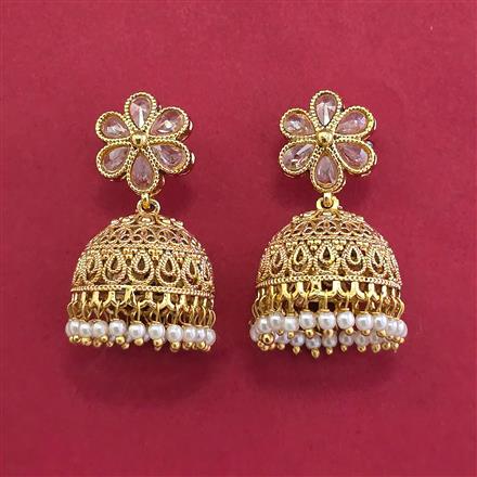 Antique Jhumki with Gold Plating