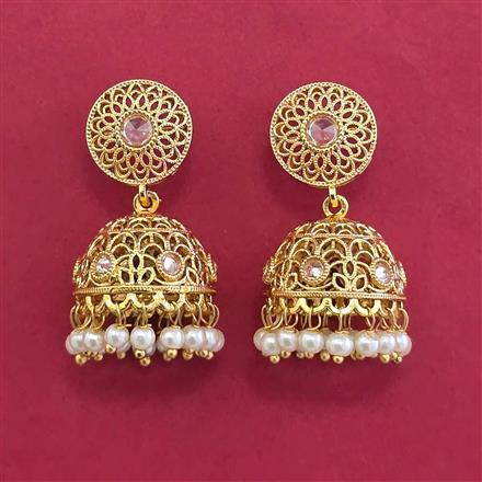Antique Jhumki with Gold Plating