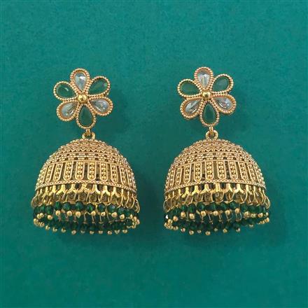 Antique Jhumki with Gold Plating