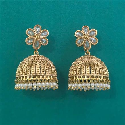 Antique Jhumki with Gold Plating