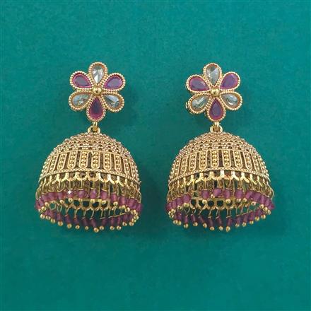 Antique Jhumki with Gold Plating