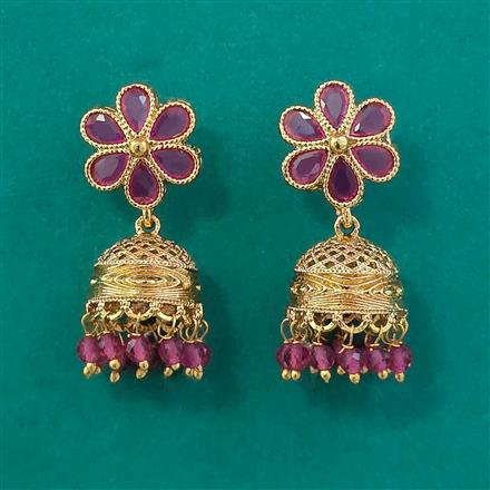 Antique Jhumki with Gold Plating