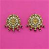Antique Classic Earring with Matte Gold Plating