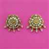 Antique Classic Earring with Matte Gold Plating