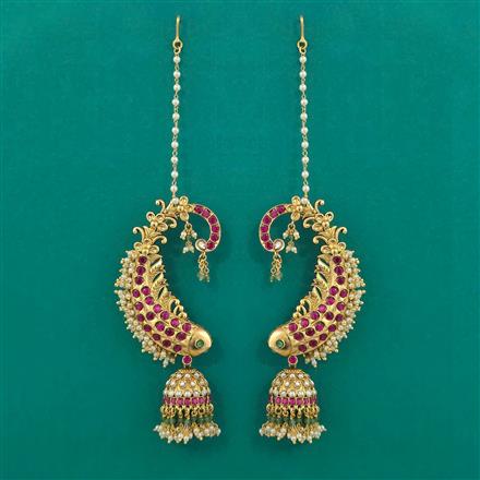 Antique Earcuff with Matte Gold Plating