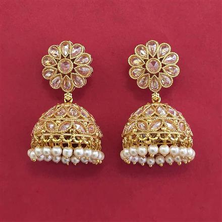 Antique Jhumki with Gold Plating