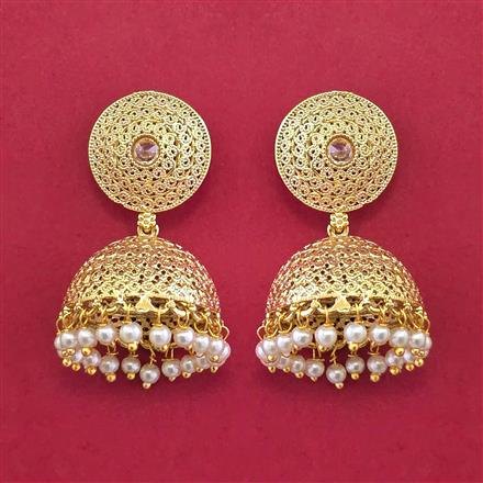 Antique Jhumki with Gold Plating
