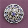 Antique Classic Brooch with Mehndi Plating