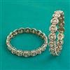Antique Pearl Bangles with Mehndi Plating