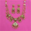Antique Classic Necklace with Matte Gold Plating